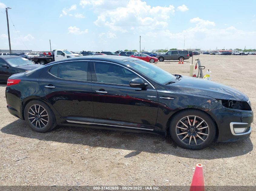 2013 KIA OPTIMA HYBRID EX - KNAGM4AD9D5040014