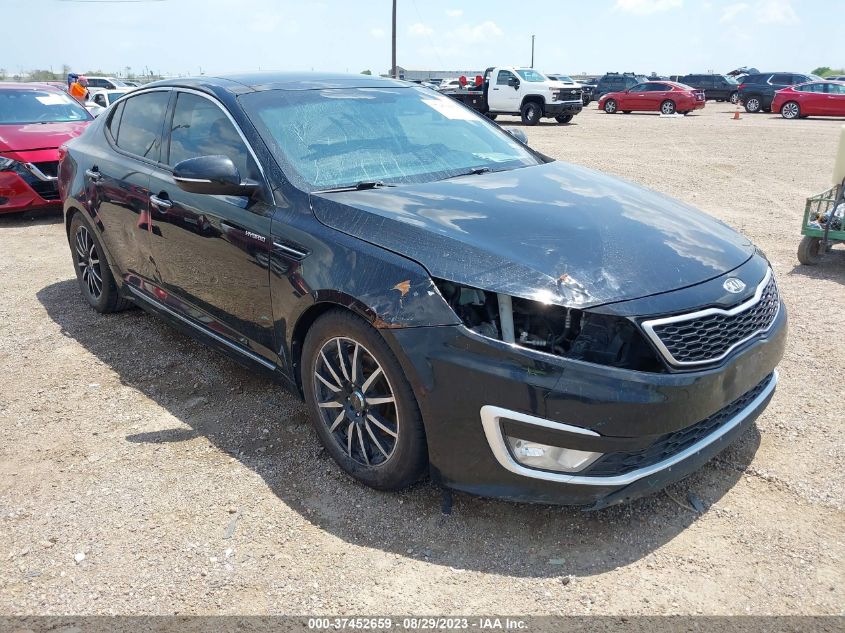 2013 KIA OPTIMA HYBRID EX - KNAGM4AD9D5040014