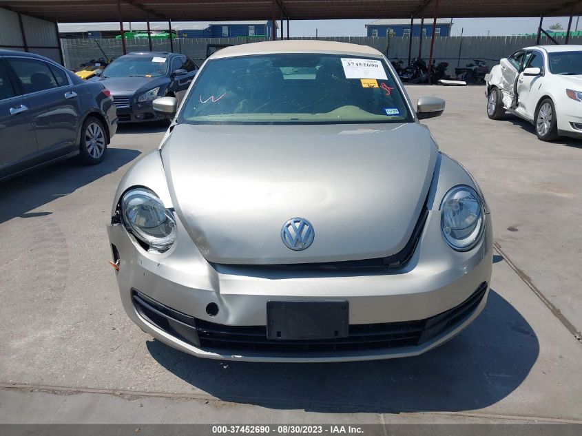 2013 VOLKSWAGEN BEETLE CONVERTIBLE 2.5L 3VW5X7AT4DM826207