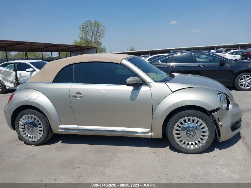 2013 VOLKSWAGEN BEETLE CONVERTIBLE 2.5L 3VW5X7AT4DM826207