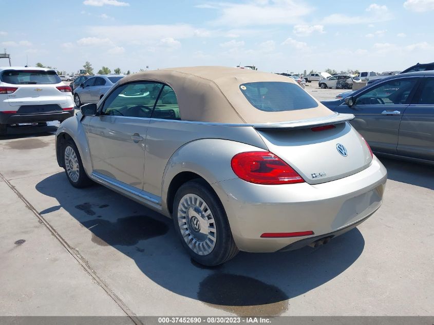 2013 VOLKSWAGEN BEETLE CONVERTIBLE 2.5L 3VW5X7AT4DM826207