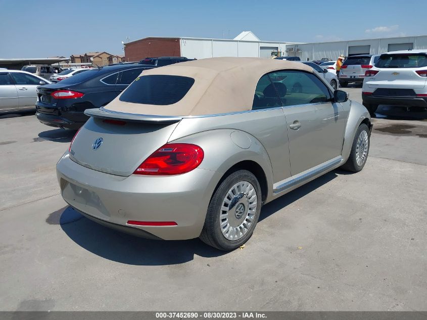 2013 VOLKSWAGEN BEETLE CONVERTIBLE 2.5L 3VW5X7AT4DM826207