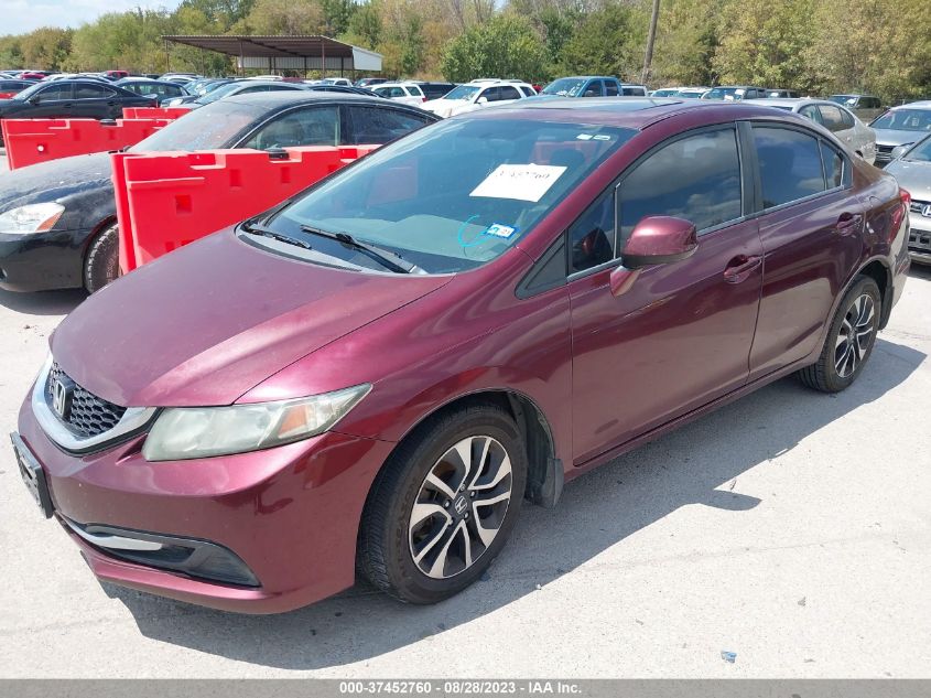 2013 HONDA CIVIC SDN EX - 2HGFB2F87DH539327
