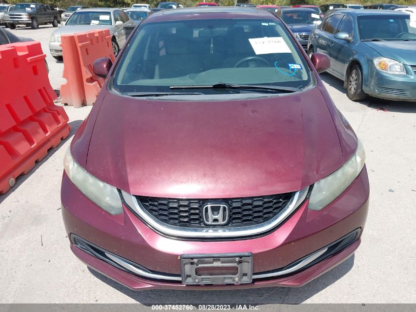 2013 HONDA CIVIC SDN EX - 2HGFB2F87DH539327
