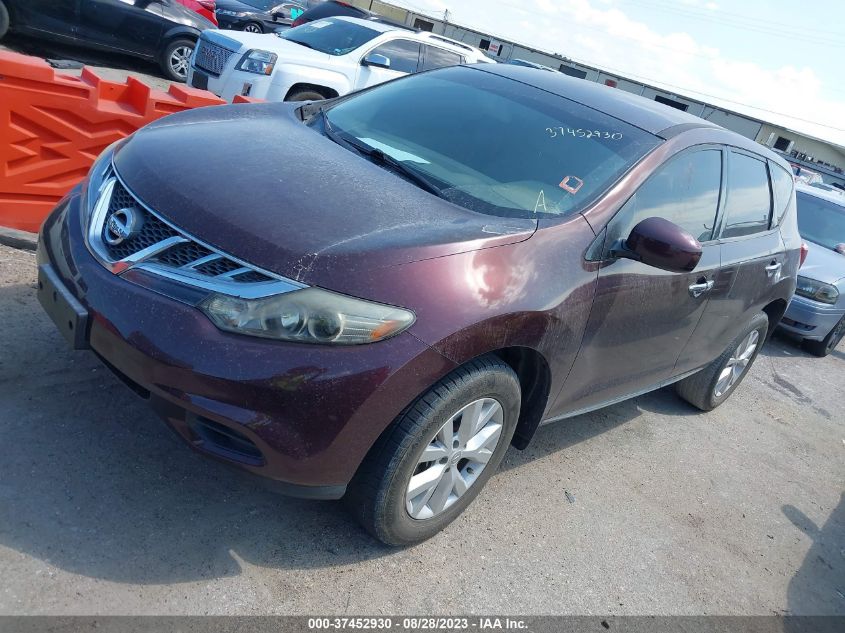 2014 NISSAN MURANO S - JN8AZ1MUXEW402677