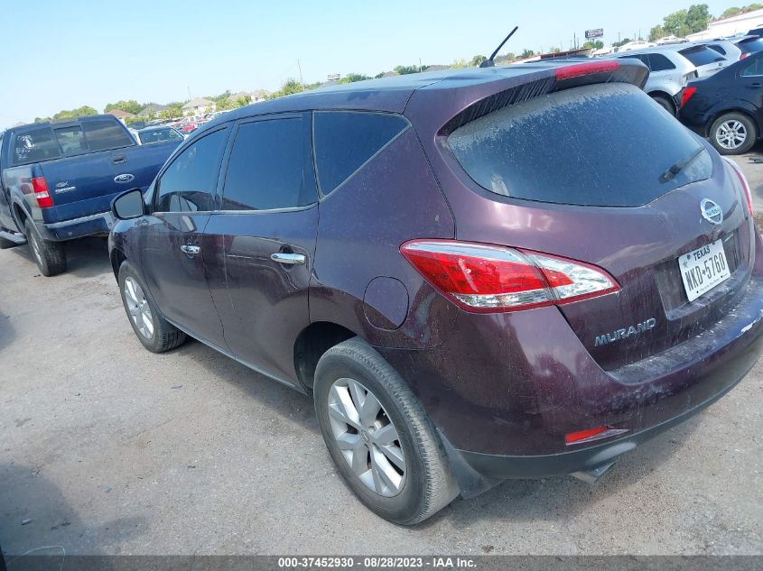 2014 NISSAN MURANO S - JN8AZ1MUXEW402677