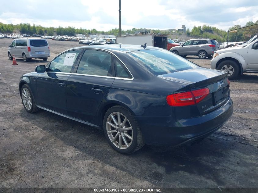 2015 AUDI A4 PREMIUM PLUS - WAUFFAFL7FN044120