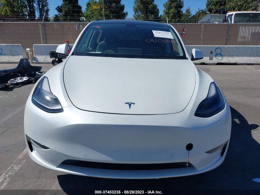 2022 TESLA MODEL Y LONG RANGE - 7SAYGAEEXNF558250