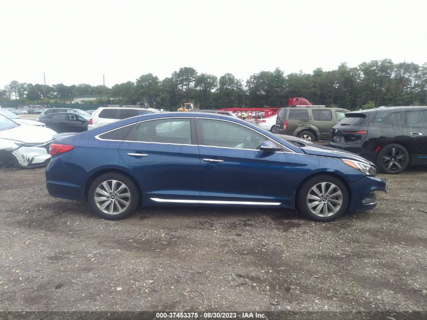 2016 HYUNDAI SONATA 2.4L SPORT - 5NPE34AFXGH382610