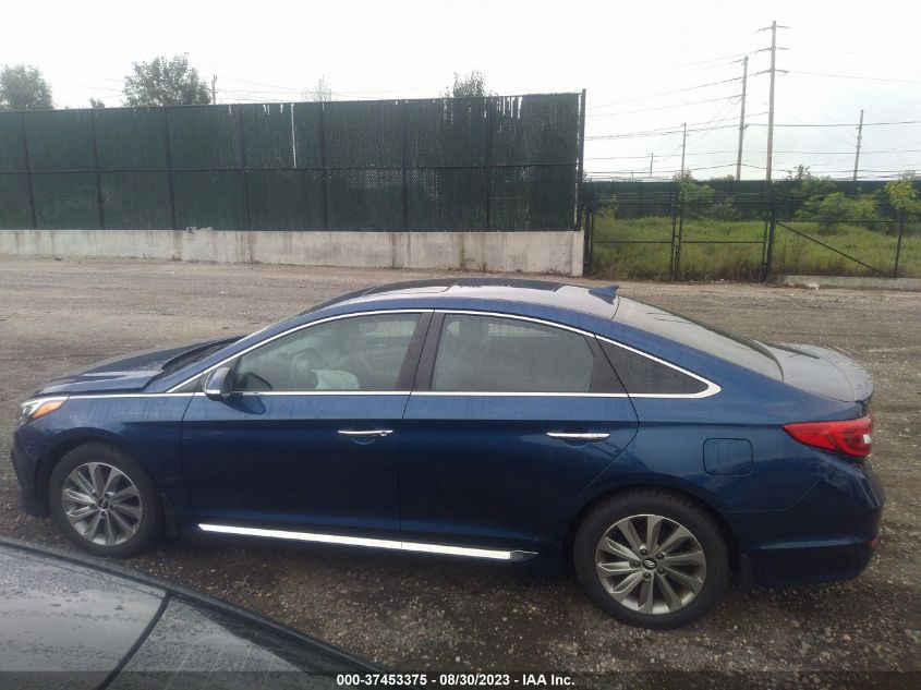 2016 HYUNDAI SONATA 2.4L SPORT - 5NPE34AFXGH382610