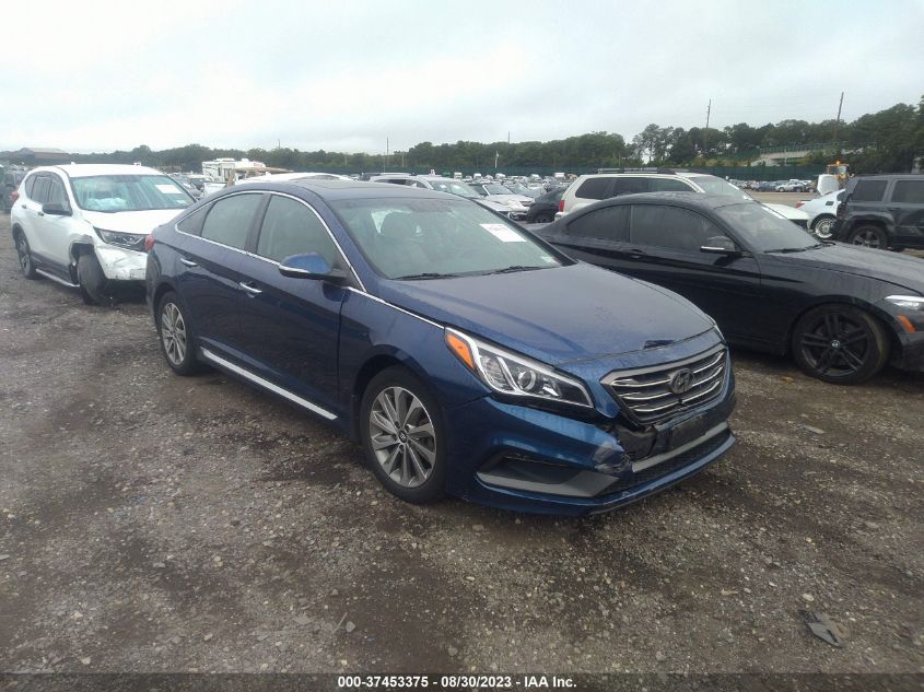 2016 HYUNDAI SONATA 2.4L SPORT - 5NPE34AFXGH382610