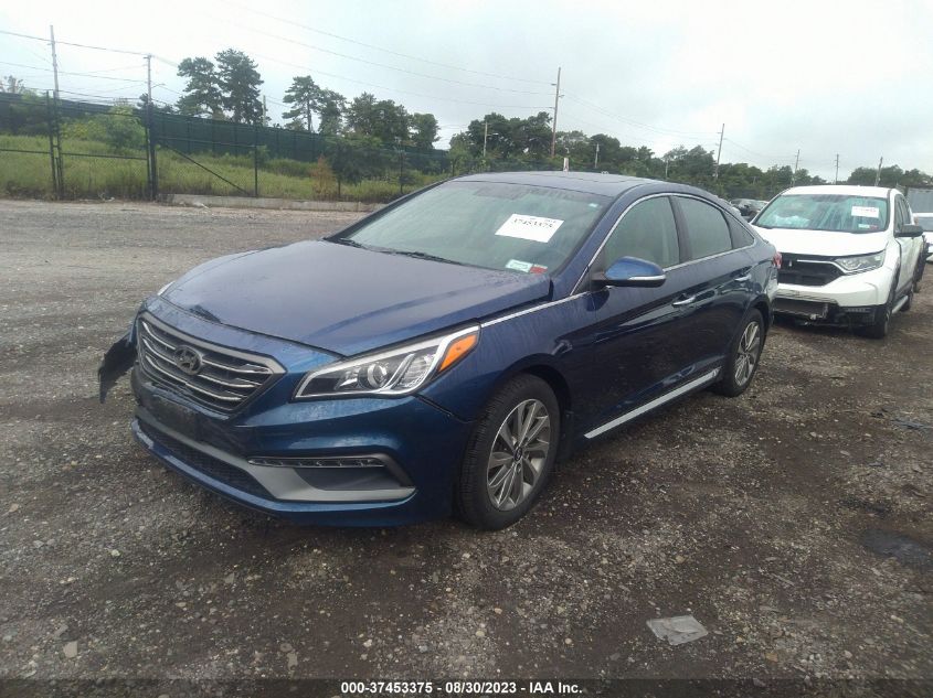 2016 HYUNDAI SONATA 2.4L SPORT - 5NPE34AFXGH382610