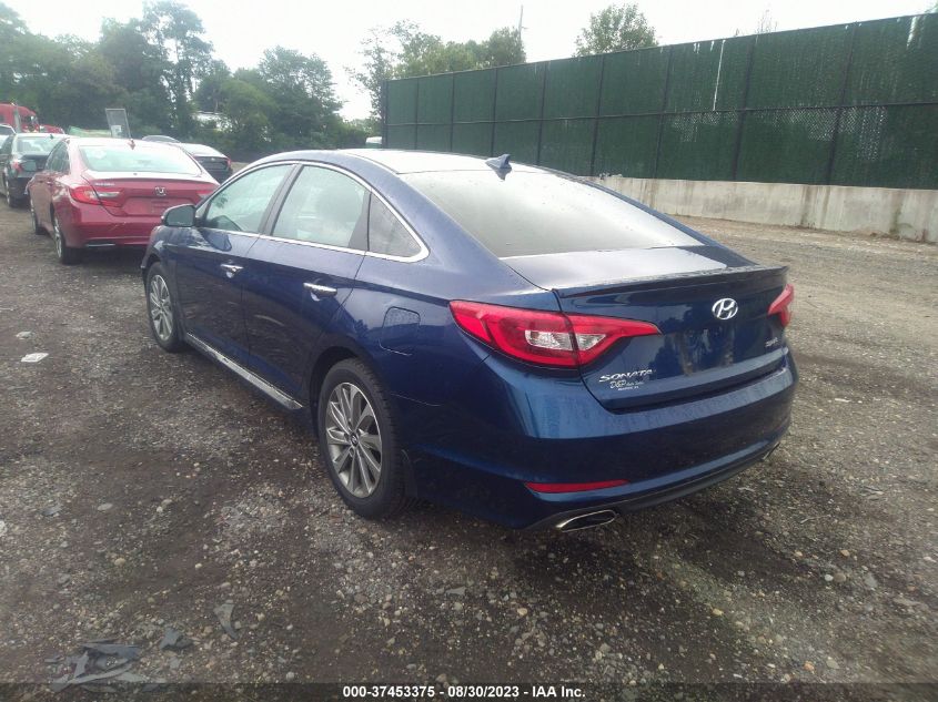 2016 HYUNDAI SONATA 2.4L SPORT - 5NPE34AFXGH382610