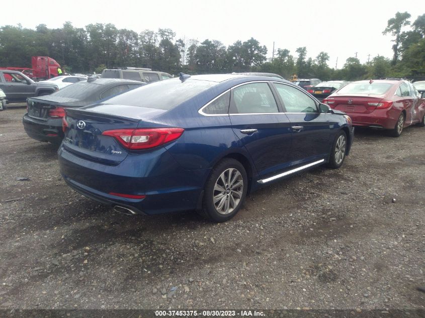 2016 HYUNDAI SONATA 2.4L SPORT - 5NPE34AFXGH382610