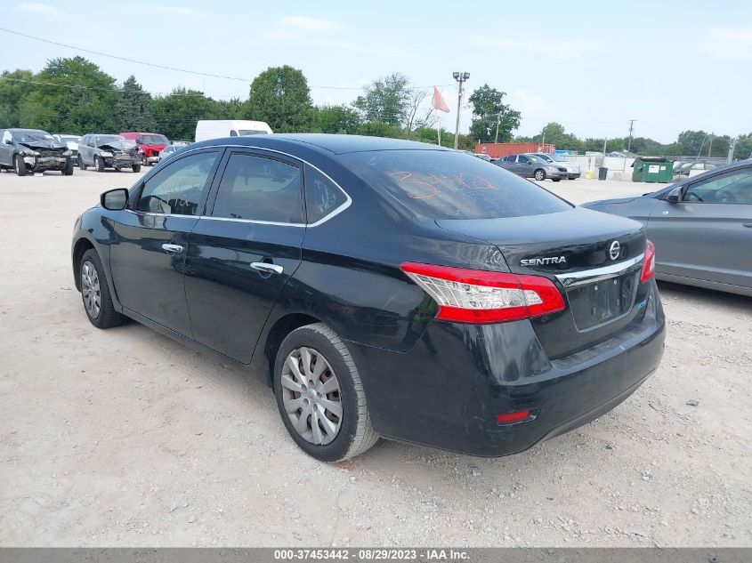 2014 NISSAN SENTRA S - 3N1AB7AP8EY214897