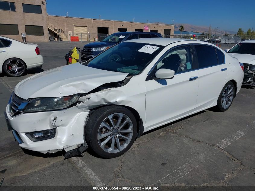 2014 HONDA ACCORD SEDAN SPORT - 1HGCR2F55EA190155