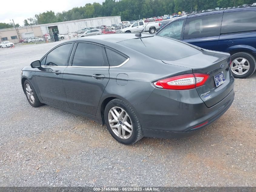 2016 FORD FUSION SE - 3FA6P0H78GR262937