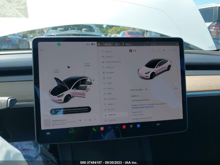 2022 TESLA MODEL 3 - 5YJ3E1EAXNF115171