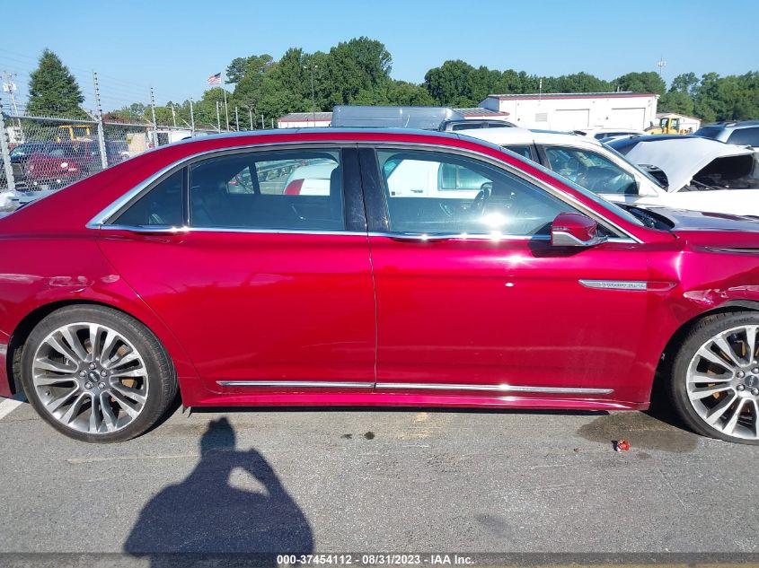 2017 LINCOLN CONTINENTAL RESERVE 1LN6L9RP6H5608363