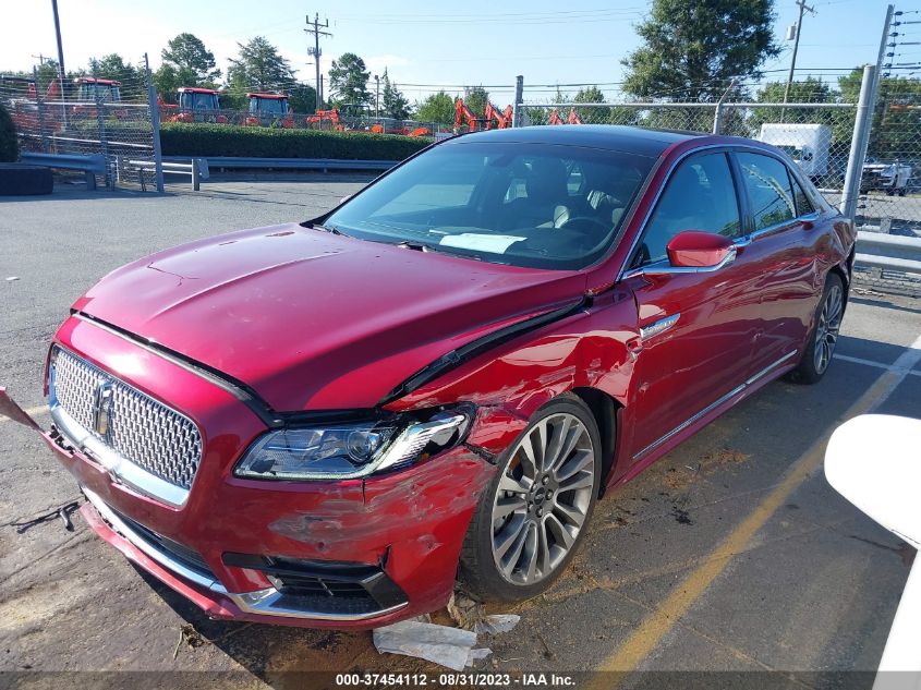 2017 LINCOLN CONTINENTAL RESERVE 1LN6L9RP6H5608363