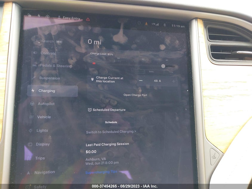 VIN 5YJSA1E23KF333237 2019 TESLA MODEL S