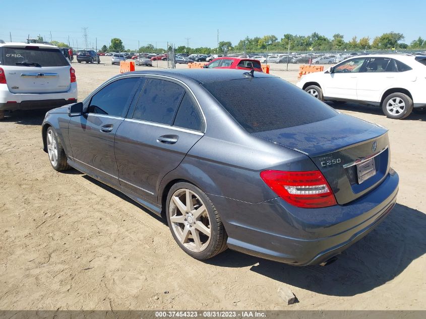 2013 MERCEDES-BENZ C-CLASS C 250 - WDDGF4HB7DR279786