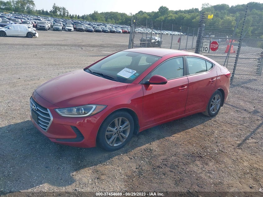VIN 5NPD84LFXJH333800 2018 HYUNDAI ELANTRA SEL/VALUE/LIMITED