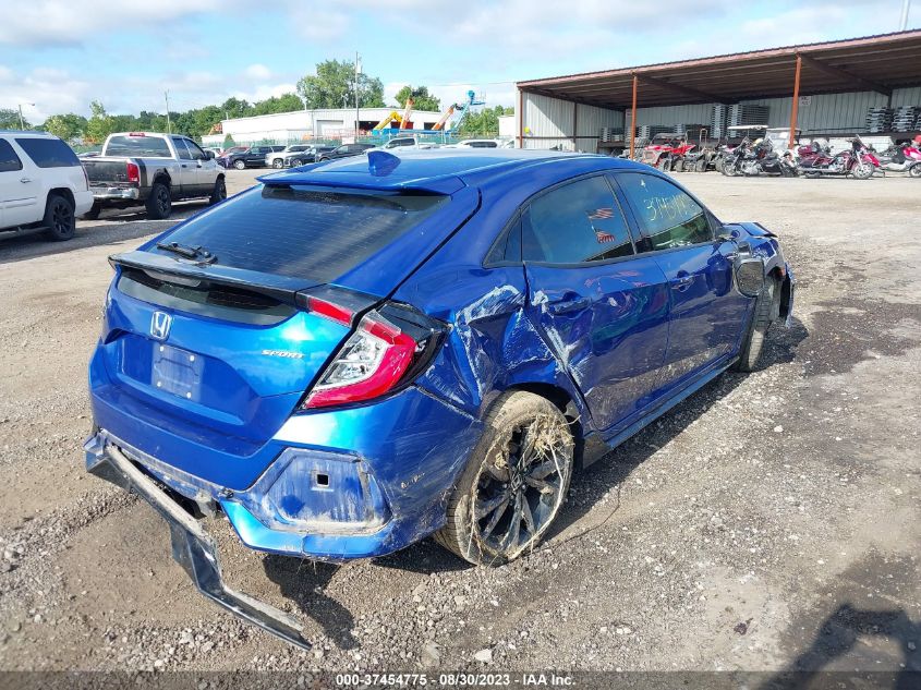 2018 HONDA CIVIC HATCHBACK SPORT - SHHFK7H46JU237405
