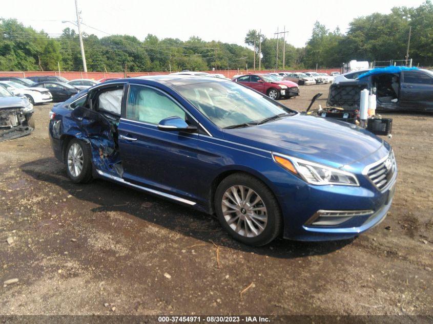 2015 HYUNDAI SONATA 2.4L LIMITED - 5NPE34AF3FH057957