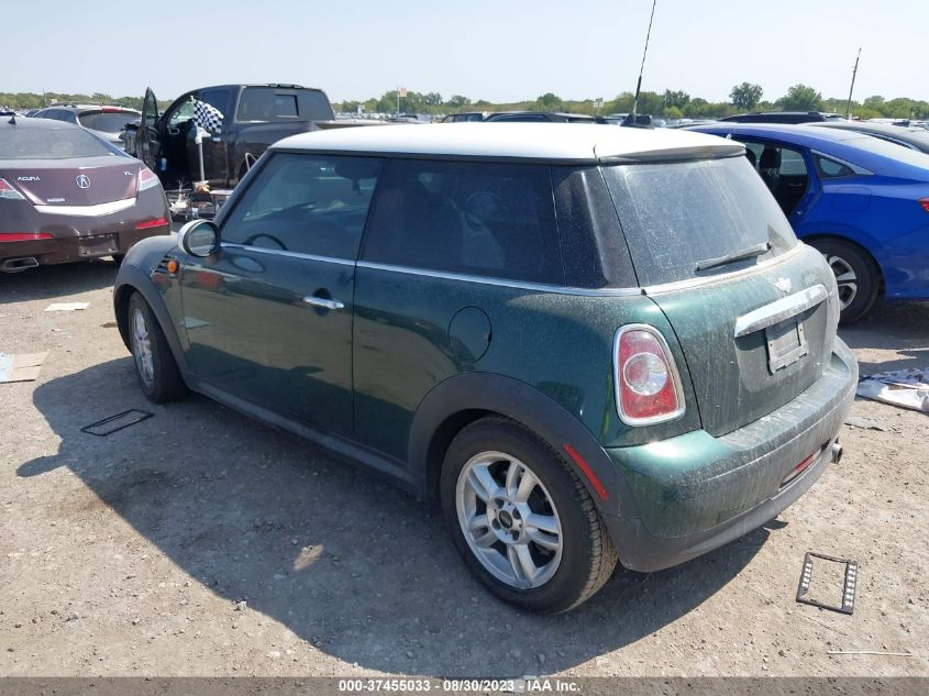 2013 MINI COOPER HARDTOP - WMWSU3C59DT371665