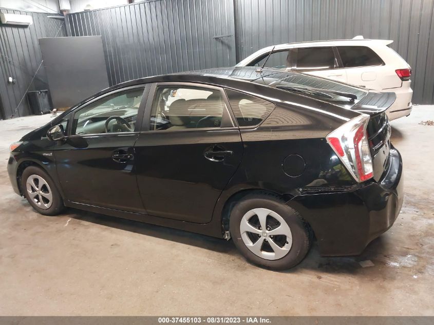2013 TOYOTA PRIUS ONE/TWO/THREE/FOUR/FIVE - JTDKN3DU0D5607923