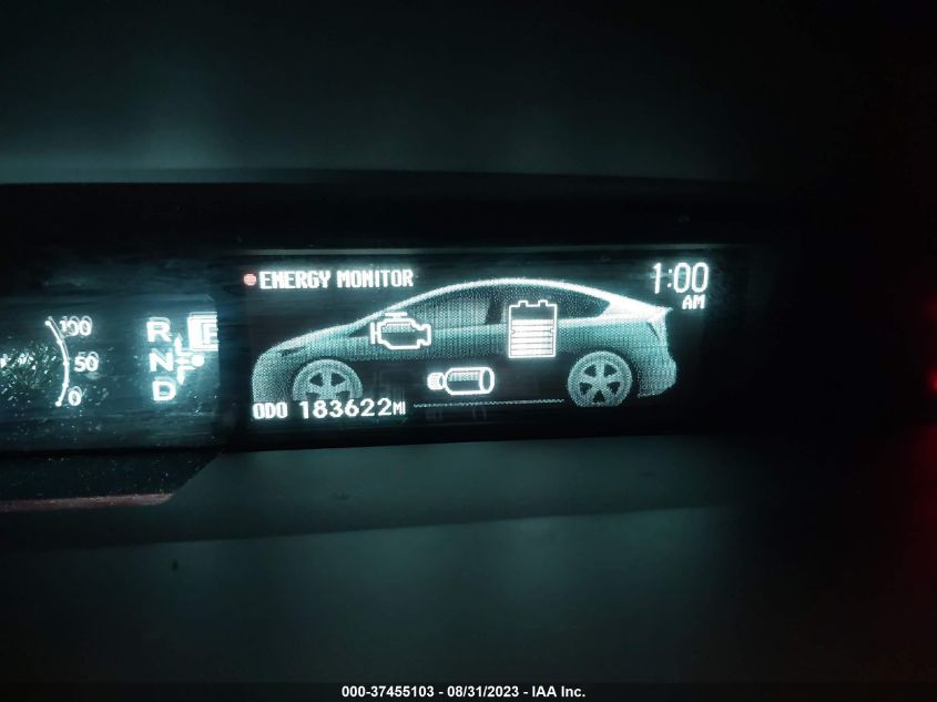 2013 TOYOTA PRIUS ONE/TWO/THREE/FOUR/FIVE - JTDKN3DU0D5607923
