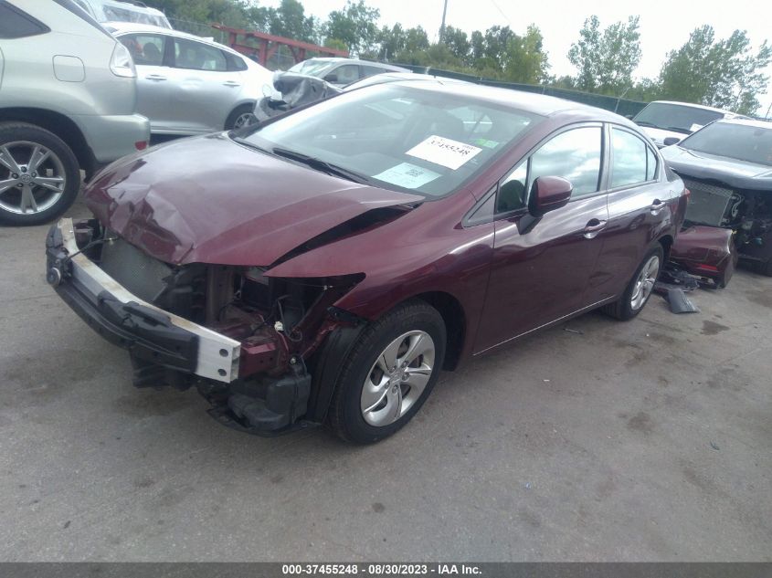 2014 HONDA CIVIC SEDAN LX - 19XFB2F56EE017841