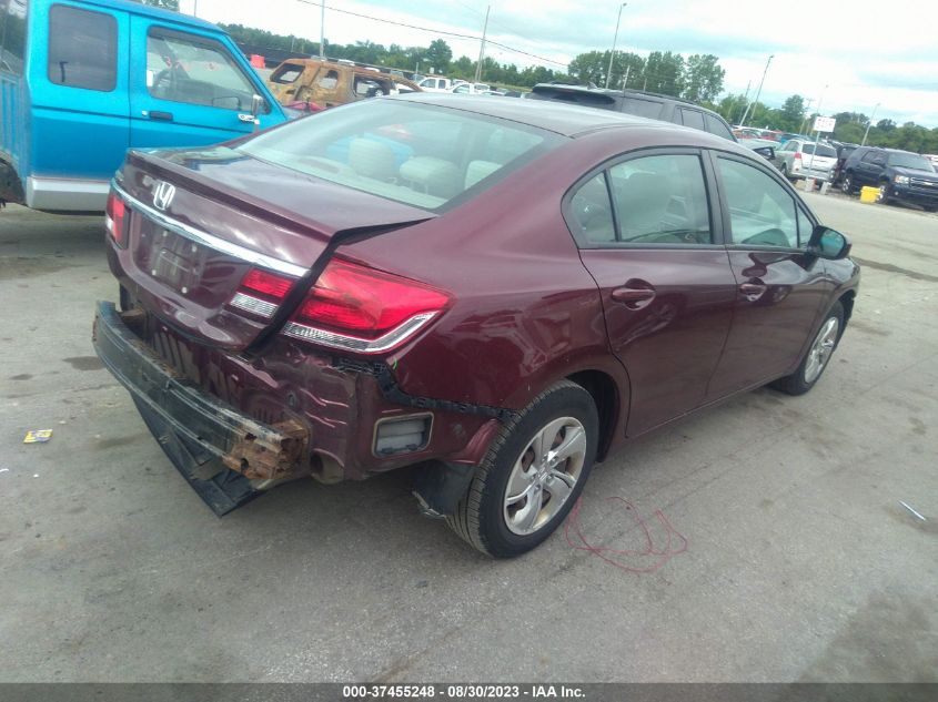 2014 HONDA CIVIC SEDAN LX - 19XFB2F56EE017841