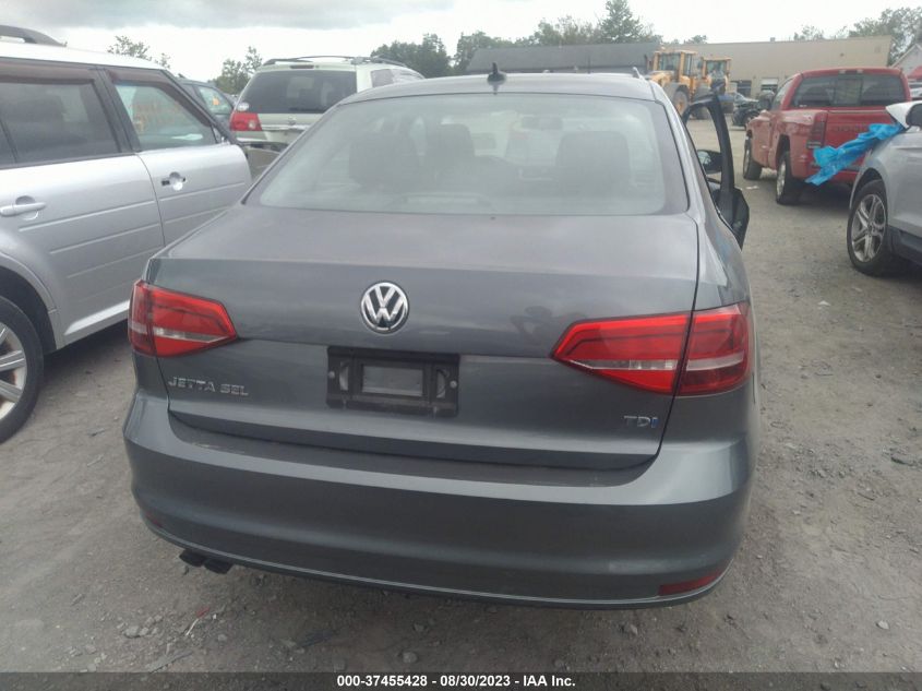 2015 VOLKSWAGEN JETTA SEDAN 2.0L TDI SEL - 3VW3A7AJ3FM414077