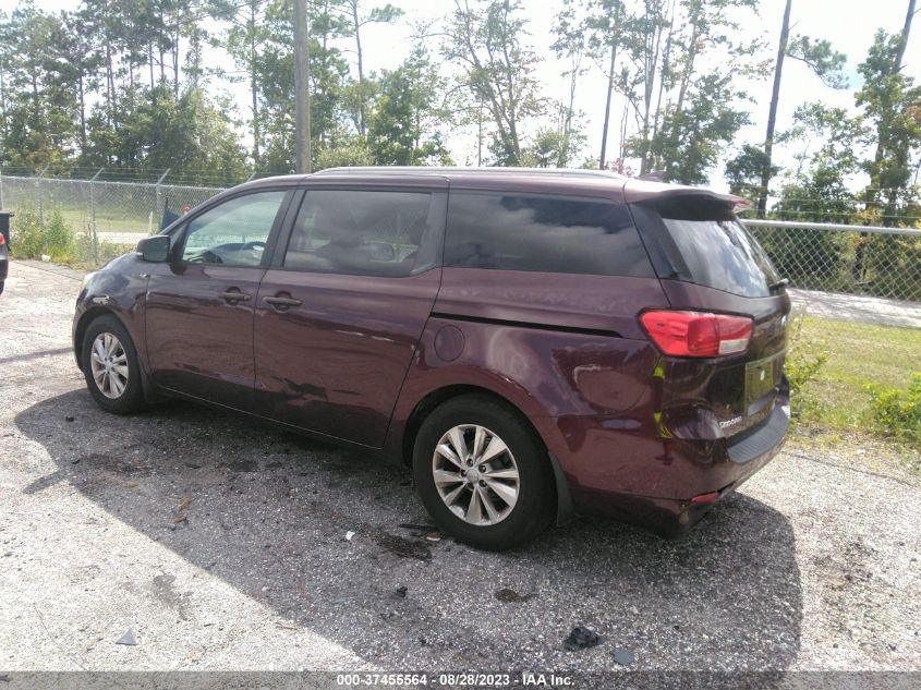 2015 KIA SEDONA LX - KNDMB5C1XF6044302