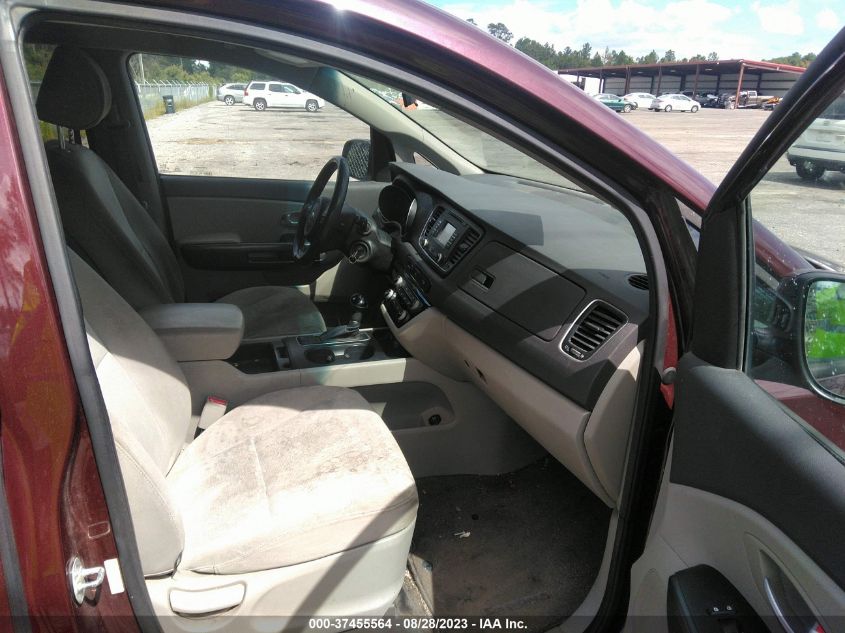 2015 KIA SEDONA LX - KNDMB5C1XF6044302