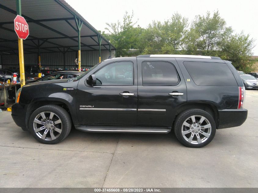 2013 GMC YUKON HYBRID DENALI - 1GKS2GEJ1DR295578