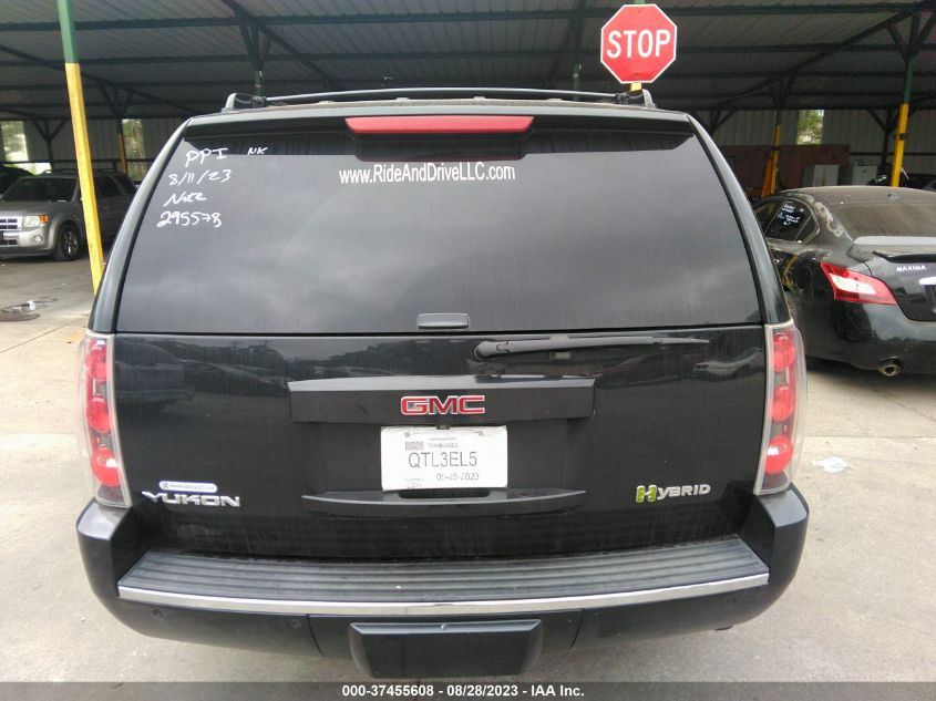 2013 GMC YUKON HYBRID DENALI - 1GKS2GEJ1DR295578