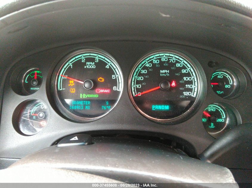 2013 GMC YUKON HYBRID DENALI - 1GKS2GEJ1DR295578