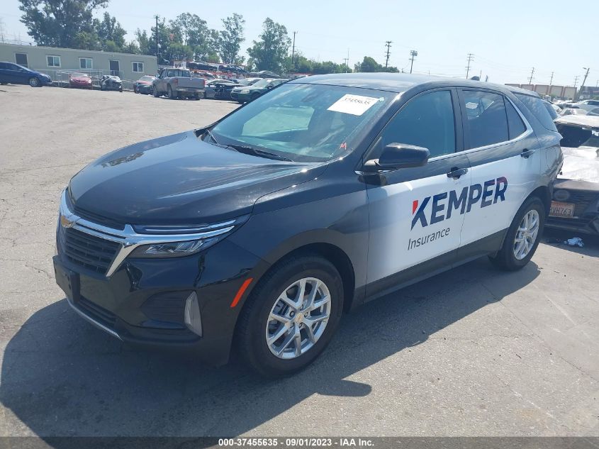2022 CHEVROLET EQUINOX LT - 2GNAXJEV2N6118549