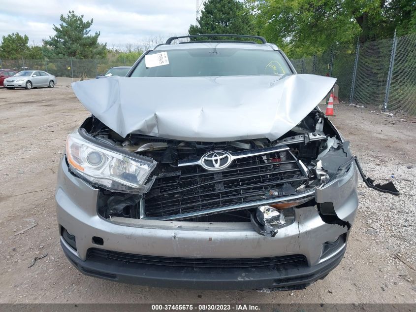 2014 TOYOTA HIGHLANDER XLE - 5TDJKRFH5ES069660