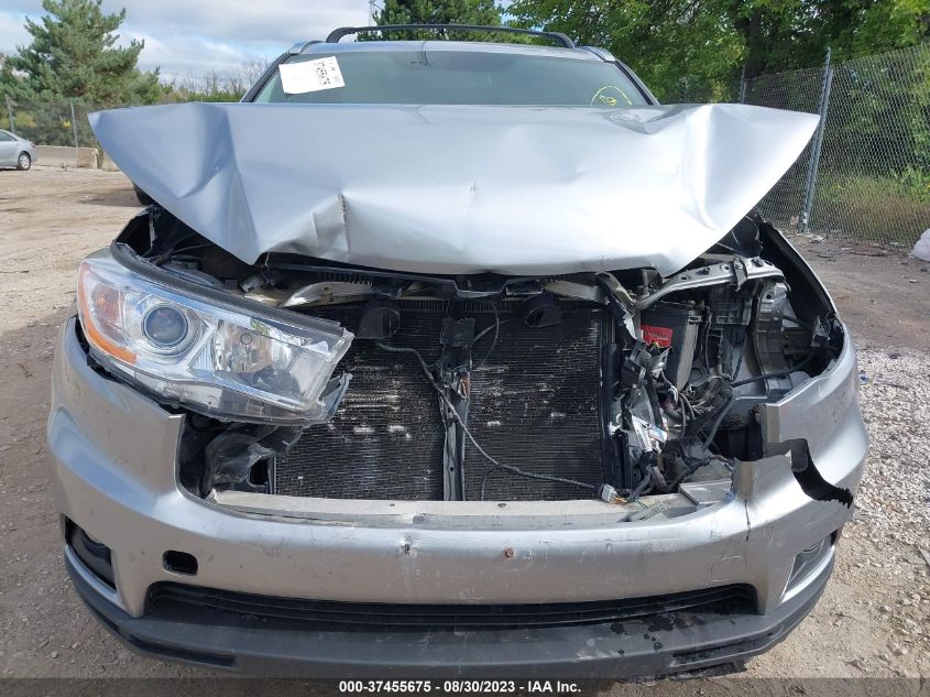 2014 TOYOTA HIGHLANDER XLE - 5TDJKRFH5ES069660