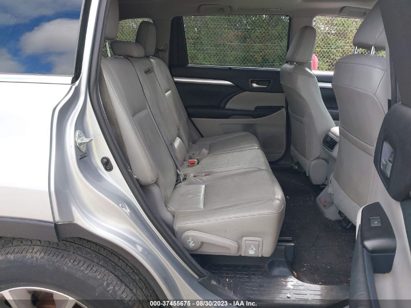 2014 TOYOTA HIGHLANDER XLE - 5TDJKRFH5ES069660