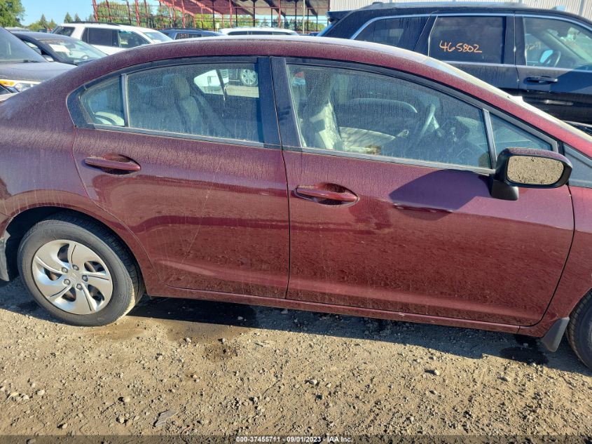 2015 HONDA CIVIC SEDAN LX - 19XFB2F56FE081363