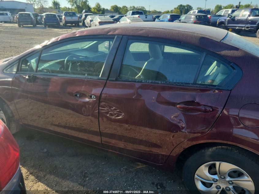 2015 HONDA CIVIC SEDAN LX - 19XFB2F56FE081363