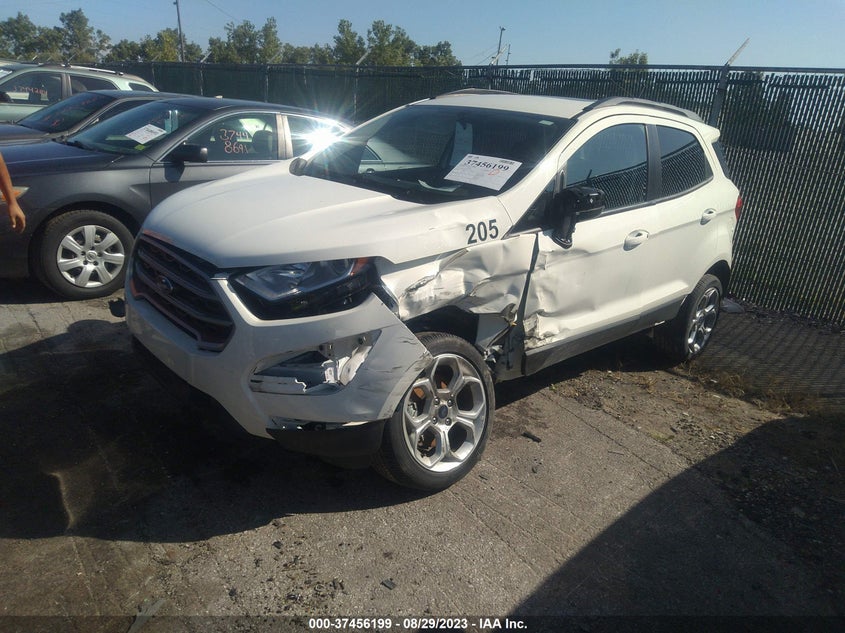 VIN MAJ6S3GLXMC451159 2021 FORD ECOSPORT SE