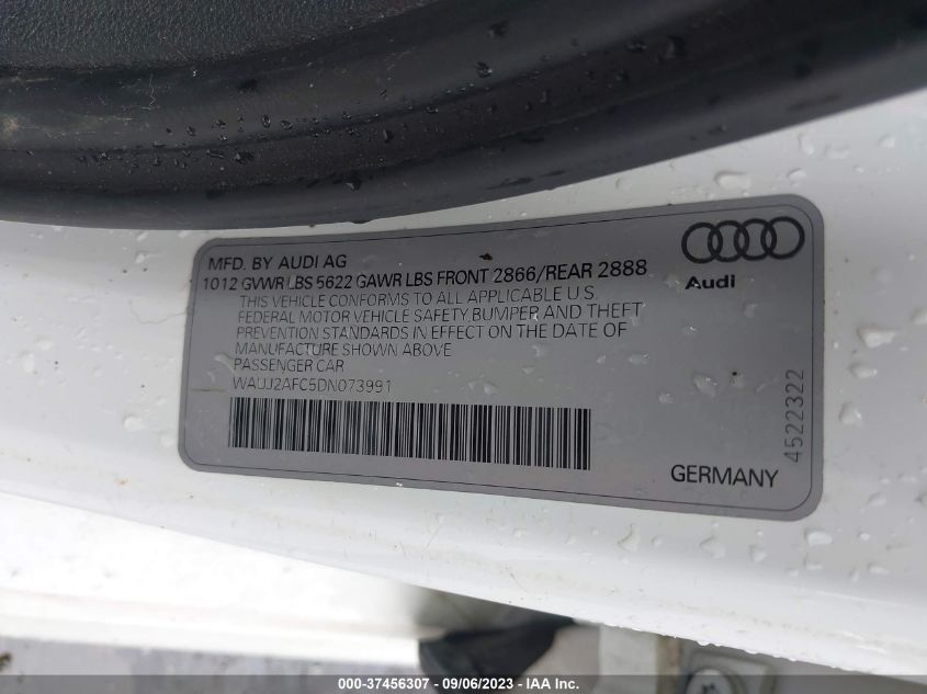 2013 AUDI S6 PRESTIGE - WAUJ2AFC5DN073991