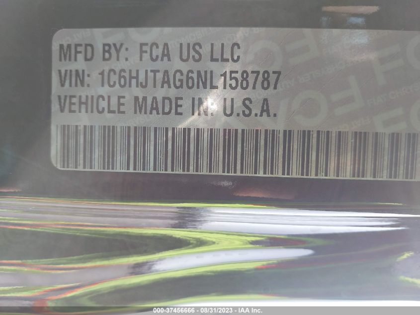 2022 JEEP GLADIATOR ALTITUDE - 1C6HJTAG6NL158787