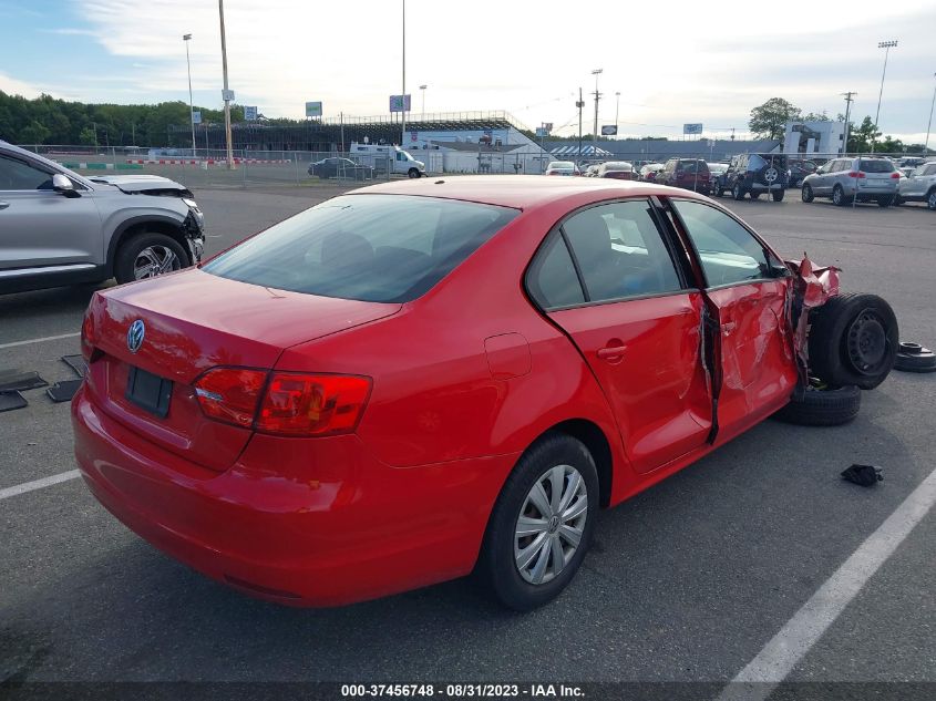 2013 VOLKSWAGEN JETTA SEDAN S - 3VW2K7AJ0DM281977